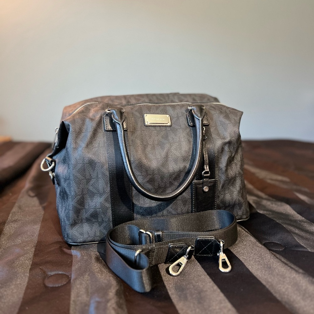 Michael Kors Black Duffle Bag